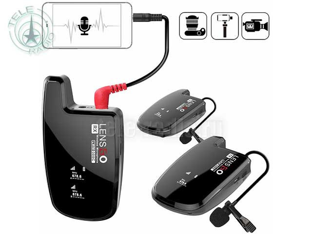 LENSGO LWM-308C Double Радиомикрофон 2 канала wifi