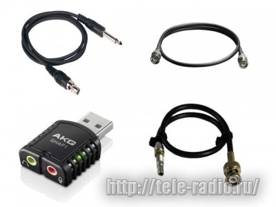AKG кабели и переходники для микрофонов, радиосистем и наушников