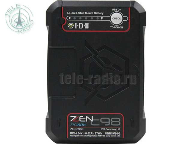 Литий-ионный аккумулятор высокой емкости IDX ZEN-C98G
