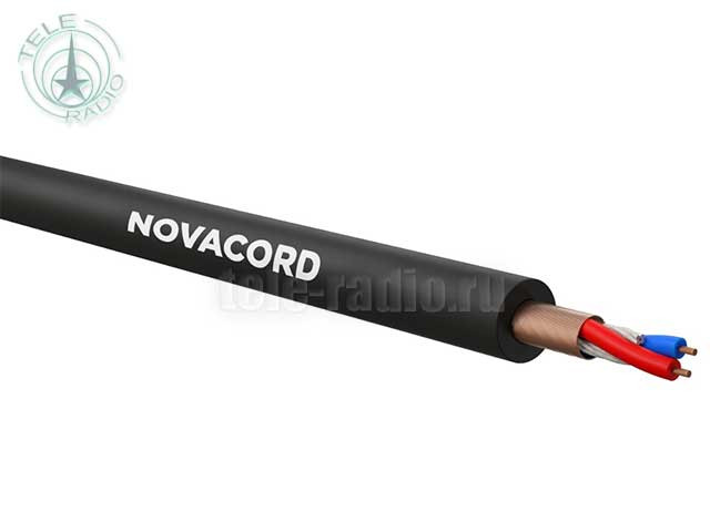 Кабель микрофонный NOVACORD DMX 2x0.34 PVC для аналоговых и цифровых аудио сигналов