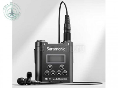 Рекордер Saramonic SR-R1 Belt Pack Stereo Recorder с петличным микрофоном