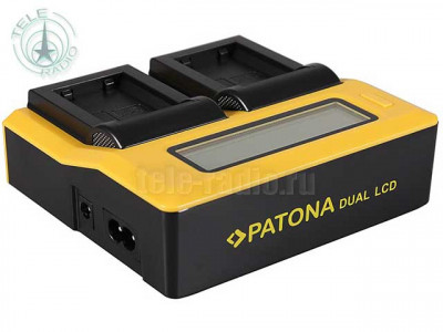 Зарядное устройство Patona Dual LCD USB для 2х аккумуляторов LP-E6