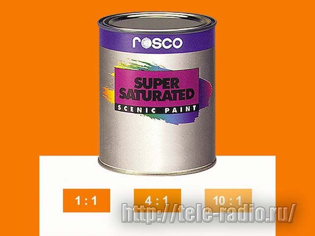 Rosco концентрированные акриловые краски SUPERSATURATED