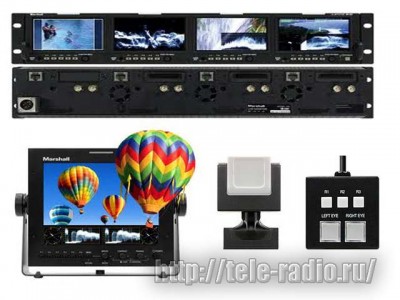 Marshall ORCHID Monitor Series  (Waveform, Vectorscope, Audio Bars)