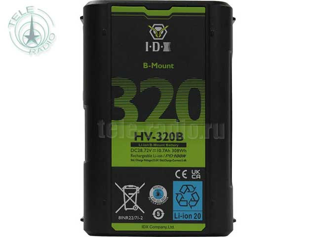 Литий-ионный аккумулятор B-Mount IDX HV-320B