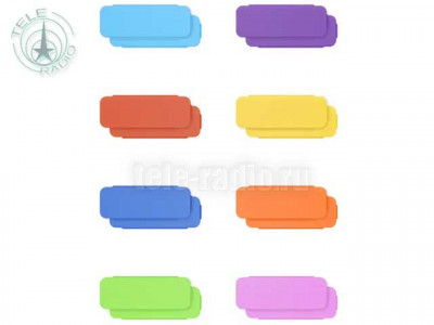 Силиконовые цветные вставки Saramonic K9-TX COLORED TAB для передатчиков K9-TX