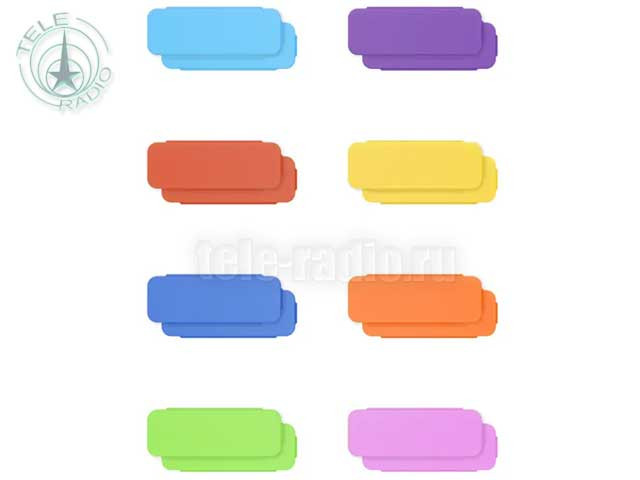 Силиконовые цветные вставки Saramonic K9-TX COLORED TAB для передатчиков K9-TX
