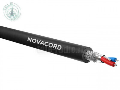 Кабель микрофонный NOVACORD DMX 2x0.34 SS PVC для аналоговых и цифровых аудио сигналов