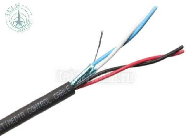 Кабель комбинированный NOVACORD MultiCon 2Ax23AWG / 2Px17AWG PVC