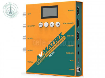 Конвертер AVMATRIX SC2040 3G-SDI в HDMI двунаправленный
