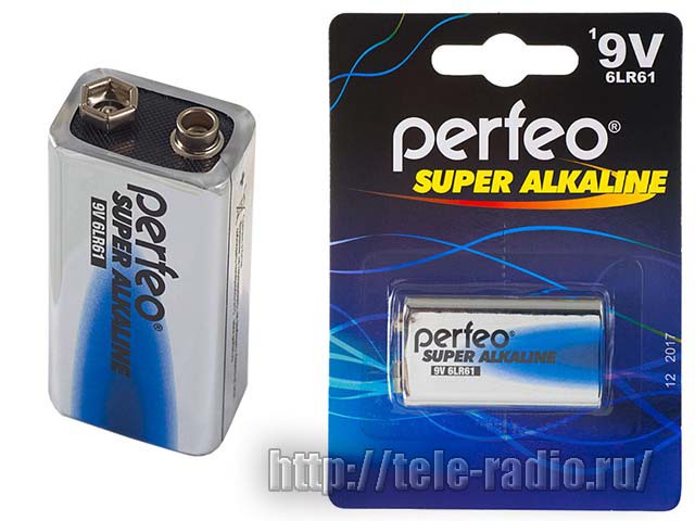 Perfeo 6LR61/1BL Super Alkaline