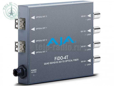 Четырёхканальный миниконвертер AJA OG-FiDO-4T