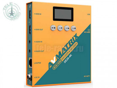 Энкодер-декодер AVMATRIX DE20-4K 4K30 HDMI двунаправленный
