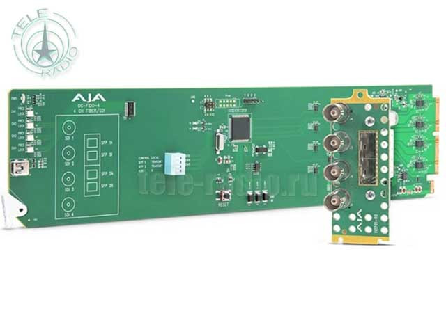 Четырехканальный openGear-преобразователь AJA OG-FiDO-4T-12G