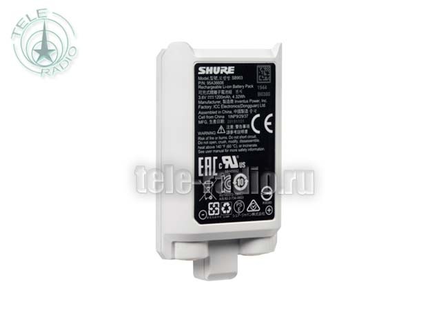 Аккумулятор для беспроводных передатчиков SHURE SB903