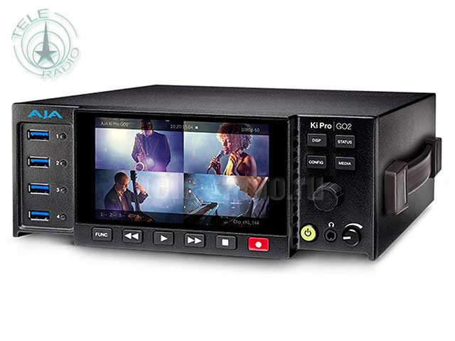 Многоканальный HEVC-рекордер AJA Ki Pro GO2