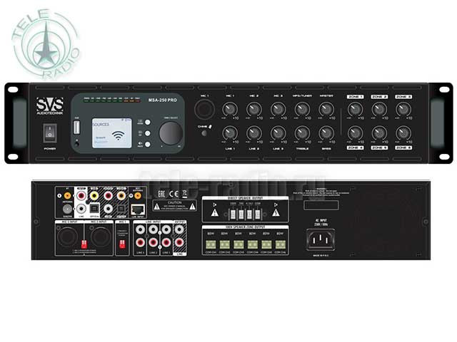 Микшер-усилитель SVS Audiotechnik MSA-250 PRO