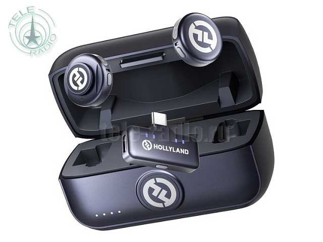Беспроводная двухканальная микрофонная система Hollyland LARK M3 COMBO 2TX&1RX