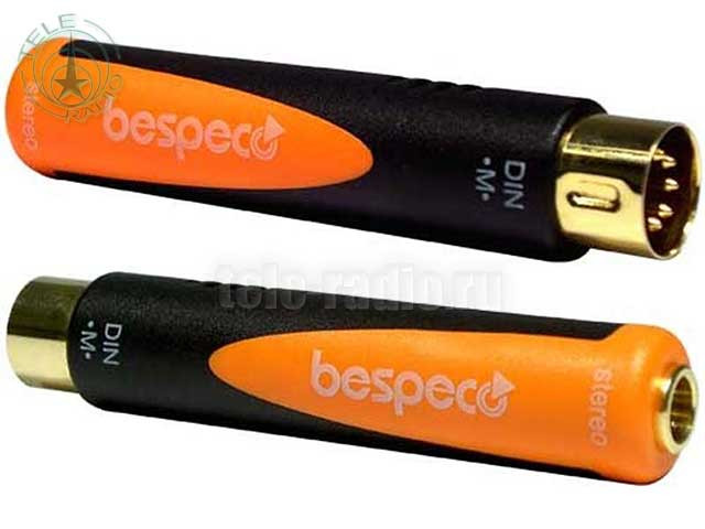 Bespeco SLAD130 Переходник DIN-5 M / 6,3 mm. stereo jack F