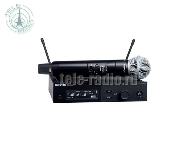 Цифровая радиосистема ручным микрофоном Shure SLXD24E/B58 H56 (518-562MHz)
