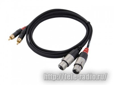 Cordial соединительный кабель RCA-XLR