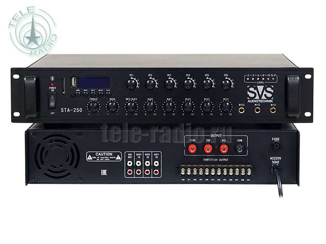 SVS Audiotechnik STA-250 Микшер-усилитель 6-зонный