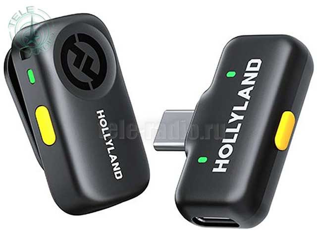Беспроводная бюджетная микрофонная система Hollyland LARK A2 Solo (Space Gray, with USB-C RX) для устройств USB Type-C