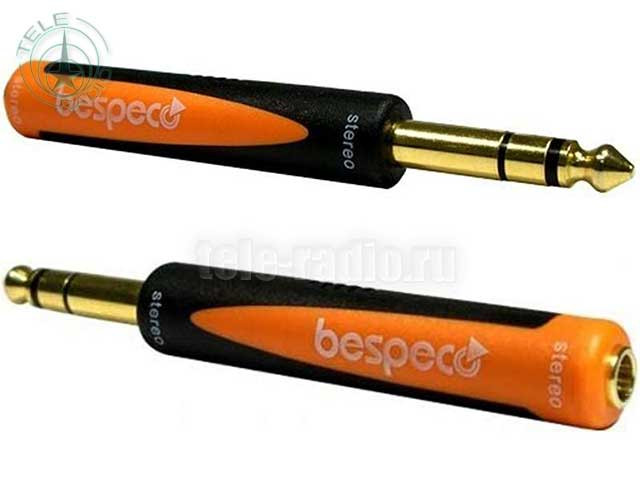 BESPECO SLAD150 Переходник 6.3mm stereo jack M / 6.3mm stereo jack F