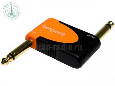 Bespeco SLAD160 Переходник 6,3 mm. mono jack M 90° / 6,3 mm. mono jack M 90°
