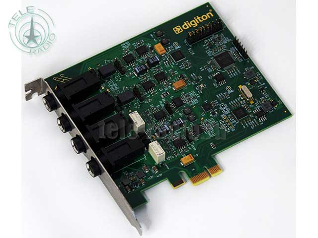 Профессиональная звуковая карта Digiton Systems DIGILINE PCIe BROAD для вещания и автоматизации эфира